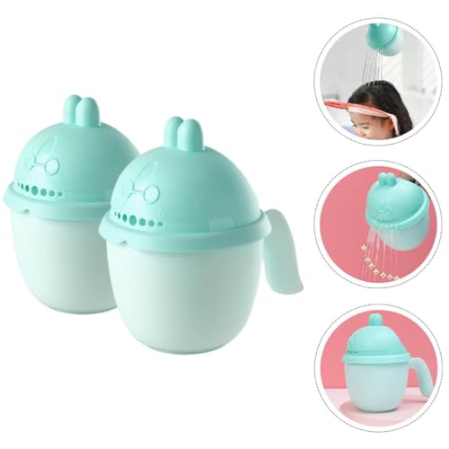 FRCOLOR 2Stücke Teiliges Waschhaarbecher Cartoon Shampoo Becher für Sicheres Baden Ergonomisches Design für Jungen und Mädchen mit Praktischem Spritzschutz Grün FRCOLOR 2Stücke Teiliges Waschhaarbecher Cartoon Shampoo Becher für Sicheres Baden Ergonomisches Design für Jungen und Mädchen mit Praktischem Spritzschutz Grün von FRCOLOR