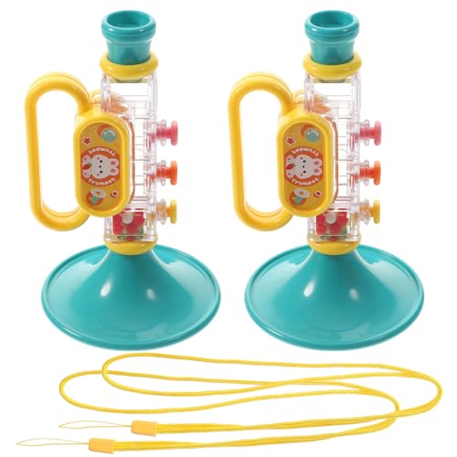 FRCOLOR 2Stücke Trompetenspielzeug für Buntes Musikspielzeug aus Hochwertigem für Partys und Musikalische Früherziehung Sicher und Leicht zu Transportieren FRCOLOR 2Stücke Trompetenspielzeug für Buntes Musikspielzeug aus Hochwertigem für Partys und Musikalische Früherziehung Sicher und Leicht zu Transportieren von FRCOLOR