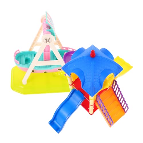 FRCOLOR 2Stücke und Piratenschiff für Puppenhaus Kreatives Motorischen Fähigkeiten und Fantasie von Kindern FRCOLOR 2Stücke und Piratenschiff für Puppenhaus Kreatives Motorischen Fähigkeiten und Fantasie von Kindern von FRCOLOR