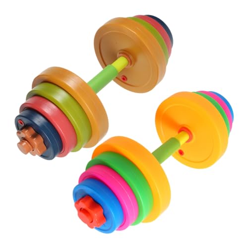 FRCOLOR 2stücke Gewichtsset Für Junge Mädchen Langhantel Für Junge Mädchen Kurzhantelset Für Kleinkinder Kindergewichte Aus Armtrainingsspielzeug Für Vorschulkinder Fitnessset Für FRCOLOR 2stücke Gewichtsset Für Junge Mädchen Langhantel Für Junge Mädchen Kurzhantelset Für Kleinkinder Kindergewichte Aus Armtrainingsspielzeug Für Vorschulkinder Fitnessset Für von FRCOLOR