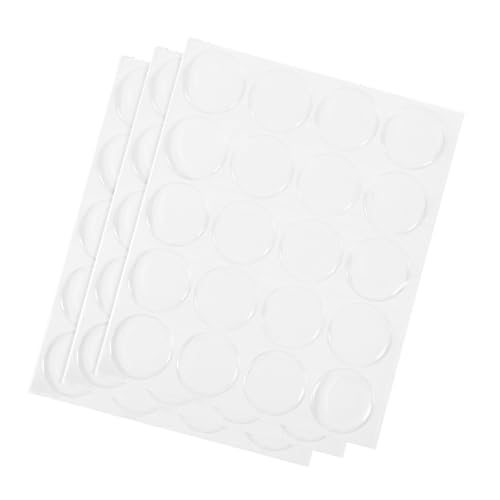 FRCOLOR 3 Blatt Transparent Harz Patch Sticker Selbstklebende Gemstone Aufkleber für Schmuck Bastelbedarf DIY Resin Sticker Supplies von FRCOLOR