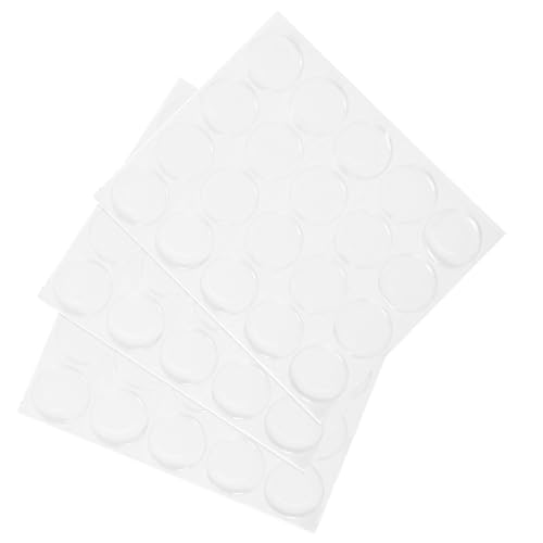 FRCOLOR 3 Blatt Zeitgemstone Rundharz Aufkleber Transparent Selbstklebende Patch Sticker für Schmuck und DIY Bastelbedarf von FRCOLOR