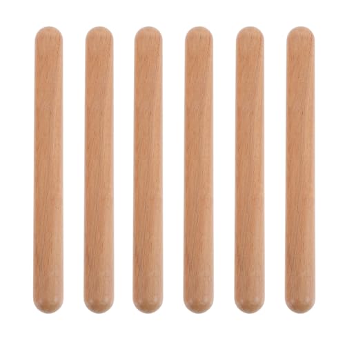 FRCOLOR 3 Paare Percussion Sticks aus Massivem Holz Rhythmusstäbe für Anfänger und Musikpädagogen Musikinstrument zur des Rhythmusgefühls FRCOLOR 3 Paare Percussion Sticks aus Massivem Holz Rhythmusstäbe für Anfänger und Musikpädagogen Musikinstrument zur des Rhythmusgefühls von FRCOLOR
