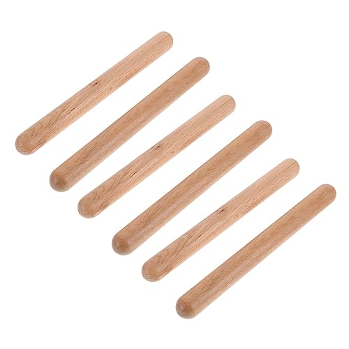 FRCOLOR 3 Paare Schlaginstrumente aus Massivem Holz Rhythmus Sticks für Anfänger für Musikalische Früherziehung FRCOLOR 3 Paare Schlaginstrumente aus Massivem Holz Rhythmus Sticks für Anfänger für Musikalische Früherziehung von FRCOLOR