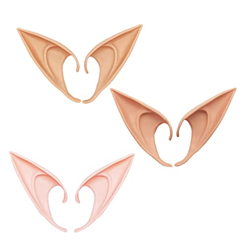 FRCOLOR 3 Paare künstliche Elfenohren Cosplay -Requisite dekorative Cosplay-Requisite dekorative künstliche Ohren falsche Ohren austauschbare Cosplay-Requisite abnehmbares Emulsion FRCOLOR 3 Paare künstliche Elfenohren Cosplay -Requisite dekorative Cosplay-Requisite dekorative künstliche Ohren falsche Ohren austauschbare Cosplay-Requisite abnehmbares Emulsion von FRCOLOR