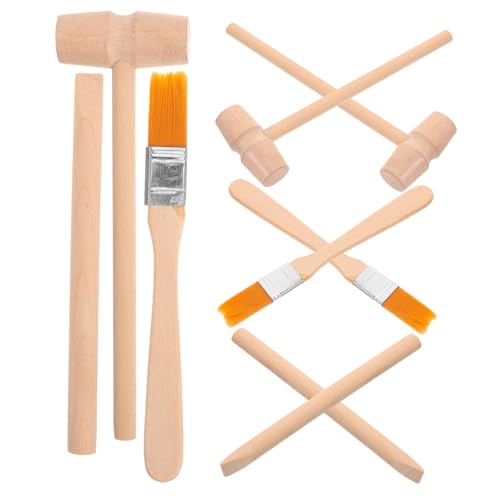 FRCOLOR 3 Sätze Archäologen Ausgrabungswerkzeuge Grabhammer Meißel Pinsel Holz DIY Lernspielzeug Stem Wissenschaft Kits für Dinosaurier Fossilien und Edelsteine FRCOLOR 3 Sätze Archäologen Ausgrabungswerkzeuge Grabhammer Meißel Pinsel Holz DIY Lernspielzeug Stem Wissenschaft Kits für Dinosaurier Fossilien und Edelsteine von FRCOLOR