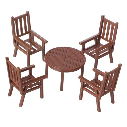 FRCOLOR 3 Sätze Miniatur Möbel Set Teiliges Mini Tisch und Stuhl Set für Puppenhaus Umweltfreundliche Dekoration für Miniatur Szenen Lebensnahe Modelle für Kreatives FRCOLOR 3 Sätze Miniatur Möbel Set Teiliges Mini Tisch und Stuhl Set für Puppenhaus Umweltfreundliche Dekoration für Miniatur Szenen Lebensnahe Modelle für Kreatives von FRCOLOR