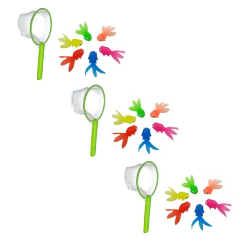 FRCOLOR 3 Sätze Teiliges Set mit Niedlichen Cartoon Goldfischen Badespielzeug für Schwimmende Wasser Spielzeuge und Fantasieentwicklung für Partys und Gemeinsames Zufällige Farbe von FRCOLOR