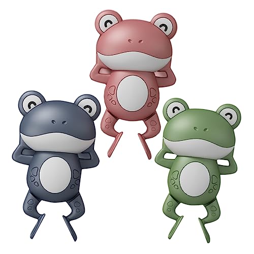 FRCOLOR 3 Stück Aufziehspielzeug für Junge Mädchen Schwimmende Frosch Badespielzeuge für Sommer Kreatives Wasserspielzeug für Kleinkinder Sicher und Unterhaltsam Beim Baden FRCOLOR 3 Stück Aufziehspielzeug für Junge Mädchen Schwimmende Frosch Badespielzeuge für Sommer Kreatives Wasserspielzeug für Kleinkinder Sicher und Unterhaltsam Beim Baden von FRCOLOR