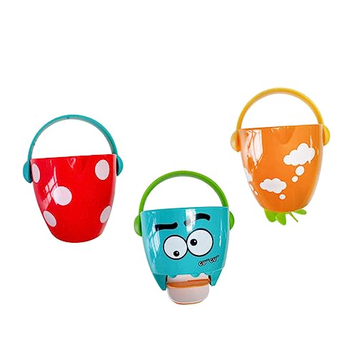 FRCOLOR 3 Stück Badespielzeug für Kleinkinder Teiliges Mini Wassertopf aus Hochwertigem Cartoonhaftes Spritzspielzeug für Sicheres und Unterhaltsames Baden FRCOLOR 3 Stück Badespielzeug für Kleinkinder Teiliges Mini Wassertopf aus Hochwertigem Cartoonhaftes Spritzspielzeug für Sicheres und Unterhaltsames Baden von FRCOLOR