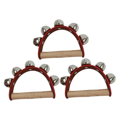 FRCOLOR 3 Stück Halbmond Handglocken für Lustige Musikinstrumente für Partys Feste und Geburtstagsfeiern Robustes Design für Lange Haltbarkeit und Klangförderung FRCOLOR 3 Stück Halbmond Handglocken für Lustige Musikinstrumente für Partys Feste und Geburtstagsfeiern Robustes Design für Lange Haltbarkeit und Klangförderung von FRCOLOR