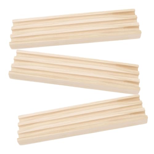 FRCOLOR 3 Stück Holz Domino Racks mit Rutsch Unterlage für Mexikanisches Domino und Kartenspiel Stabiler Kartenhalter aus Natürlichem Holz für Verbessertes Spielerlebnis FRCOLOR 3 Stück Holz Domino Racks mit Rutsch Unterlage für Mexikanisches Domino und Kartenspiel Stabiler Kartenhalter aus Natürlichem Holz für Verbessertes Spielerlebnis von FRCOLOR