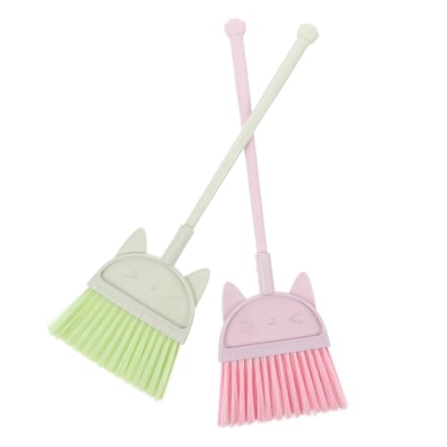 FRCOLOR 3 Stück Kinderbesen Teilig Cartoon Design Mini Besen und Kehrschaufel für Kleinkinder Leicht zu Handhaben Pädagogisch für Kindergarten und Haushalt Fördert Sauberkeit und FRCOLOR 3 Stück Kinderbesen Teilig Cartoon Design Mini Besen und Kehrschaufel für Kleinkinder Leicht zu Handhaben Pädagogisch für Kindergarten und Haushalt Fördert Sauberkeit und von FRCOLOR