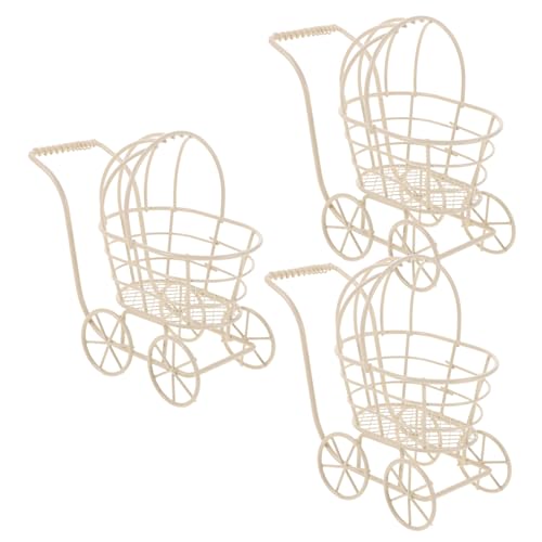 FRCOLOR 3 Stück Kinderwagenspielzeug Mini Kinderwagen Aus Metalldraht Hausdekor Mini Kinderwagen Aufbewahrungsregal Puppenhaus Miniaturdekor Winzige Möbel Miniaturen FRCOLOR 3 Stück Kinderwagenspielzeug Mini Kinderwagen Aus Metalldraht Hausdekor Mini Kinderwagen Aufbewahrungsregal Puppenhaus Miniaturdekor Winzige Möbel Miniaturen von FRCOLOR