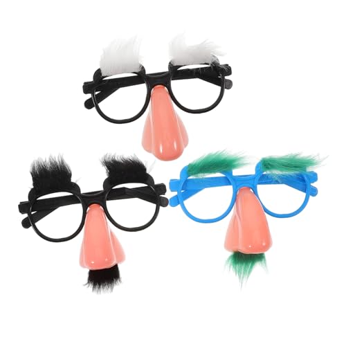 FRCOLOR Einzigartige Partybrille Mit Großer Nase Für Halloween Cosplay Und Geburtstagsveranstaltungen von FRCOLOR