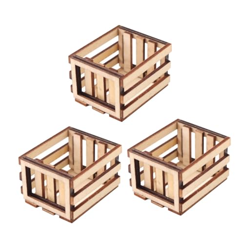 FRCOLOR 3 Stück Miniatur Aufbewahrungskörbe Teiliges Holzkorb Modell für Puppenhaus Dekoration Kleines Möbelstück für Miniatur Wohnszenen Dekorativer Mini Korb Aufbewahrungskorb für FRCOLOR 3 Stück Miniatur Aufbewahrungskörbe Teiliges Holzkorb Modell für Puppenhaus Dekoration Kleines Möbelstück für Miniatur Wohnszenen Dekorativer Mini Korb Aufbewahrungskorb für von FRCOLOR