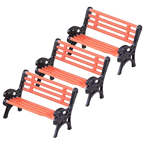 FRCOLOR 3 Stück Miniatur Gartenbank Deko Teiliges Detailreiche Puppenhaus Möbel aus Langlebigem Material Kreative Miniatur Möbel für Mini Dollhouse für Feengarten Gestaltung FRCOLOR 3 Stück Miniatur Gartenbank Deko Teiliges Detailreiche Puppenhaus Möbel aus Langlebigem Material Kreative Miniatur Möbel für Mini Dollhouse für Feengarten Gestaltung von FRCOLOR