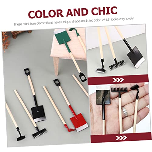 FRCOLOR 3 Stück Miniatur Gartenwerkzeug Teilig Miniatur Rechen Schaufel Bonsai Werkzeuge Puppenhaus Dekoration Schwarz für Garten Basteln FRCOLOR 3 Stück Miniatur Gartenwerkzeug Teilig Miniatur Rechen Schaufel Bonsai Werkzeuge Puppenhaus Dekoration Schwarz für Garten Basteln von FRCOLOR