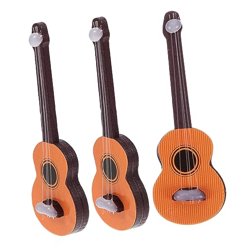 FRCOLOR 3 Stück Miniatur Gitarrenmodell Teilig Holzoptik Realistische Musikinstrumente Puppenhaus Dekoration Wohnzimmer Wohnaccessoires Geschenkidee FRCOLOR 3 Stück Miniatur Gitarrenmodell Teilig Holzoptik Realistische Musikinstrumente Puppenhaus Dekoration Wohnzimmer Wohnaccessoires Geschenkidee von FRCOLOR