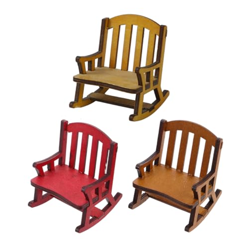 FRCOLOR 3stücke Miniatur-schaukelstuhl Aus Holz Modellmöbel Für Puppenhäuser Schaukelstuhl Für Feengärten Miniaturmöbel Zubehör Für Puppenhaus-Dekoration Holzstuhl Für FRCOLOR 3stücke Miniatur-schaukelstuhl Aus Holz Modellmöbel Für Puppenhäuser Schaukelstuhl Für Feengärten Miniaturmöbel Zubehör Für Puppenhaus-Dekoration Holzstuhl Für von FRCOLOR