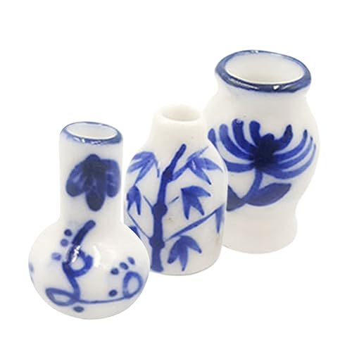 FRCOLOR 3 Stück Miniatur Keramikvase Teiliges Dekorative Mini Vasen für Puppenhaus Detailreiche Tischdeko Leicht und Tragbar Geeignet für Erwachsene Verarbeitung FRCOLOR 3 Stück Miniatur Keramikvase Teiliges Dekorative Mini Vasen für Puppenhaus Detailreiche Tischdeko Leicht und Tragbar Geeignet für Erwachsene Verarbeitung von FRCOLOR