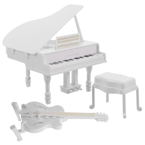FRCOLOR 3 Stück Miniatur Klavier Set Teiliges Modell mit Gitarre für Puppenhaus Dekoration Foto Requisiten und Kreative Handwerksprojekte Authentisches Design Tragbare Detailreiche FRCOLOR 3 Stück Miniatur Klavier Set Teiliges Modell mit Gitarre für Puppenhaus Dekoration Foto Requisiten und Kreative Handwerksprojekte Authentisches Design Tragbare Detailreiche von FRCOLOR
