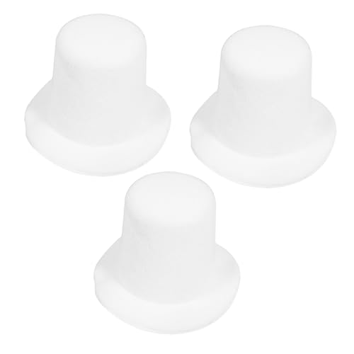 FRCOLOR 3 Stück Miniatur Puppen Zylinderhüte Weiß DIY Zubehör für Puppenhaus Dekoration und Bastelprojekte Leichte Stabile Hüte FRCOLOR 3 Stück Miniatur Puppen Zylinderhüte Weiß DIY Zubehör für Puppenhaus Dekoration und Bastelprojekte Leichte Stabile Hüte von FRCOLOR