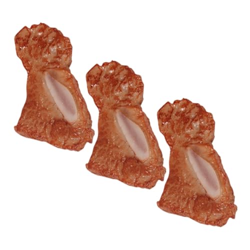 FRCOLOR 3 Stück PVC Simulation Steak Rib Künstliche Rippchen Lifelike Modelle für Küchen Dekoration und Restaurantbedarf FRCOLOR 3 Stück PVC Simulation Steak Rib Künstliche Rippchen Lifelike Modelle für Küchen Dekoration und Restaurantbedarf von FRCOLOR