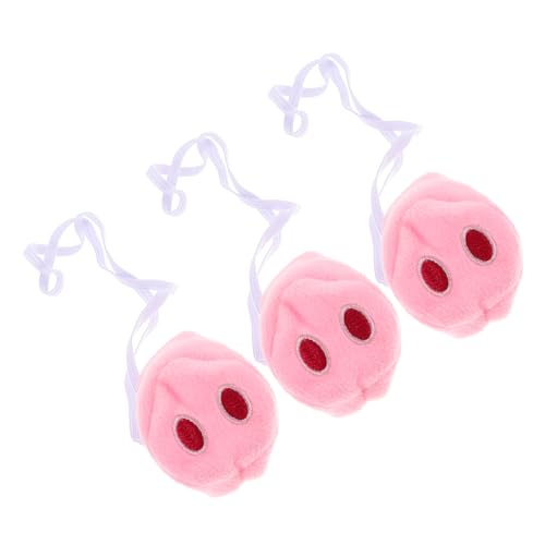 FRCOLOR 3 Stück Plüsch Schwein Nase Kostüm Zubehör Niedliche Tier Requisite für Cosplay und Themenpartys Elastisch und Praktisch für Langfristigen Gebrauch FRCOLOR 3 Stück Plüsch Schwein Nase Kostüm Zubehör Niedliche Tier Requisite für Cosplay und Themenpartys Elastisch und Praktisch für Langfristigen Gebrauch von FRCOLOR