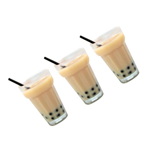 FRCOLOR 3 Stück Puppenhaus Dekoration Realistische Mini Getränke Figuren Resin Zubehör für Puppenhaus Wohnzimmer von FRCOLOR