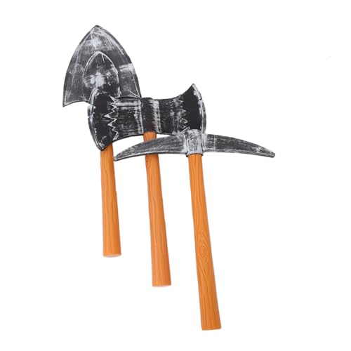 FRCOLOR 3 Stück Realistische Pickaxe und Schaufel für Halloween Bühnenaufführungen und Kinderkostümpartys Cosplay Accessoires für Fantasievolle Veranstaltungen FRCOLOR 3 Stück Realistische Pickaxe und Schaufel für Halloween Bühnenaufführungen und Kinderkostümpartys Cosplay Accessoires für Fantasievolle Veranstaltungen von FRCOLOR