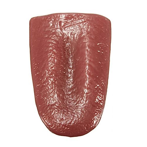 FRCOLOR 3 Stück Realistische Teiliges Gefälschtes Zungen Elastisch Dehnbar für Halloween Pranks und Magische Körperteil Requisiten um Gruselige Party Streiche Sicher und Umweltfreundlich von FRCOLOR