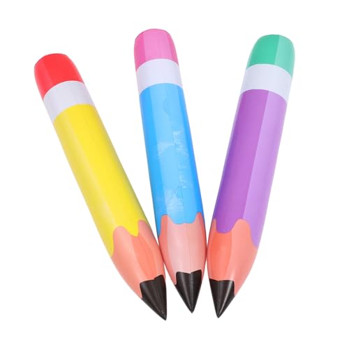 FRCOLOR 3 Stück Riesen Aufblasbare Bleistifte PVC Party Deko für Schulanfang Klassenzimmer Kindergeburtstage Gelb Blau und Realistische Farbgestaltung Stabil und Sicher für Kreative Feiern FRCOLOR 3 Stück Riesen Aufblasbare Bleistifte PVC Party Deko für Schulanfang Klassenzimmer Kindergeburtstage Gelb Blau und Realistische Farbgestaltung Stabil und Sicher für Kreative Feiern von FRCOLOR