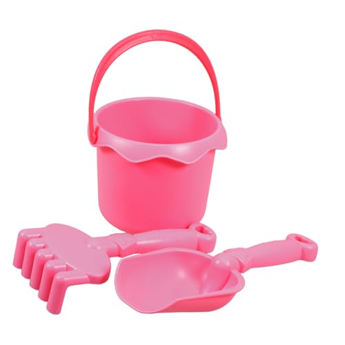 FRCOLOR 3 Stück Sandspielzeug Teiliges Gartenset Mini Schaufel Rechen Eimer Leicht Tragbar für Kleine Gartenaktivitäten und Outdoor Blumenpflanzung Pädagogisch Spielerisch Lernen von FRCOLOR