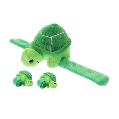FRCOLOR 3 Stück Schildkröten Slap Armbänder aus Plüsch Lustige Stofftier Huggers für Erwachsene als Partygeschenke für Geburtstagsfeiern und Meeresthemen Dekorationen FRCOLOR 3 Stück Schildkröten Slap Armbänder aus Plüsch Lustige Stofftier Huggers für Erwachsene als Partygeschenke für Geburtstagsfeiern und Meeresthemen Dekorationen von FRCOLOR