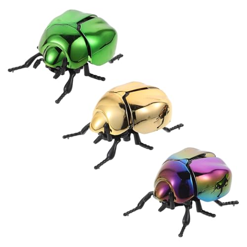 FRCOLOR 3 Stück Simulation Insektenspielzeug Modell Insektenfiguren Halloween Figuren Insektenmodelle Kleine Realistische Figur Modell Gefälschtes Kunststoff von FRCOLOR