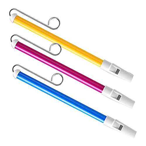 FRCOLOR 3 Stück Slide Whistle Bunte Musikinstrumente für Fördert Musikalische Fähigkeiten und Kreativität für Spiel und Lernen von FRCOLOR