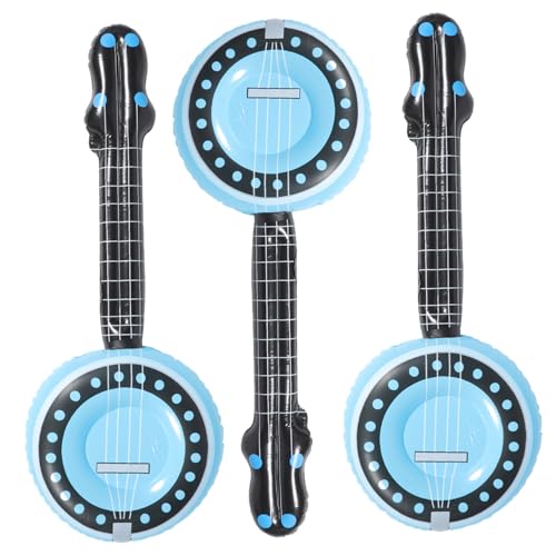 FRCOLOR 3 Stück Teiliges Aufblasbare Musikinstrumente aus Sicherem PVC Wiederverwendbar und Leicht als Partydeko für Musikfans bei Halloween Weihnachten und Geburtstagen von FRCOLOR