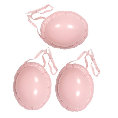 FRCOLOR 3 Stück Teiliges Aufblasbares Fake Schwangerschaftsbauch für Weihnachten und Halloween Realistischer Santa Claus mit Halsband für Kostümparty Zubehör von FRCOLOR