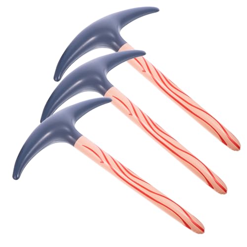 FRCOLOR 3 Stück Teiliges Aufblasbares PVC Spitzhacke Leicht Langlebig Geeignet als Party für Indoor Outdoor Spaß für Geburtstagsfeiern Halloween Weihnachten und Pool Partys FRCOLOR 3 Stück Teiliges Aufblasbares PVC Spitzhacke Leicht Langlebig Geeignet als Party für Indoor Outdoor Spaß für Geburtstagsfeiern Halloween Weihnachten und Pool Partys von FRCOLOR
