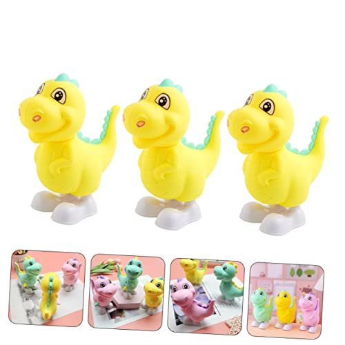 FRCOLOR 3 Stück Teiliges Aufzieh Dinosaurier Lustige Cartoon Tiere Springende Spielzeuge Tragbar und Dekorativ für Ab Jahren Zufällige Farbe Zufällige Farbe von FRCOLOR