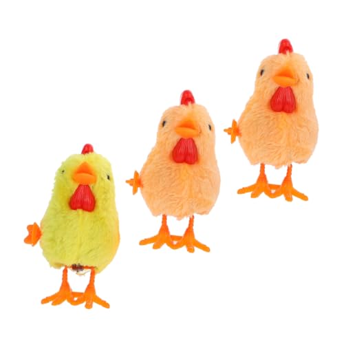 FRCOLOR 3 Stück Teiliges Aufziehspielzeug Plüsch Küken Hüpfendes Huhn Kinderspielzeug Party Deko Ostern Spaß Zufällige Farbe Zufällige Farbe FRCOLOR 3 Stück Teiliges Aufziehspielzeug Plüsch Küken Hüpfendes Huhn Kinderspielzeug Party Deko Ostern Spaß Zufällige Farbe Zufällige Farbe von FRCOLOR