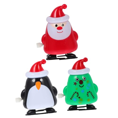 FRCOLOR 3 Stück Teiliges Aufziehspielzeug Weihnachten mit Weihnachtsmann Weihnachtsbaum Pinguin Kompakte Spielzeuge Manuelles Lustige Geschenkidee für Weihnachten FRCOLOR 3 Stück Teiliges Aufziehspielzeug Weihnachten mit Weihnachtsmann Weihnachtsbaum Pinguin Kompakte Spielzeuge Manuelles Lustige Geschenkidee für Weihnachten von FRCOLOR