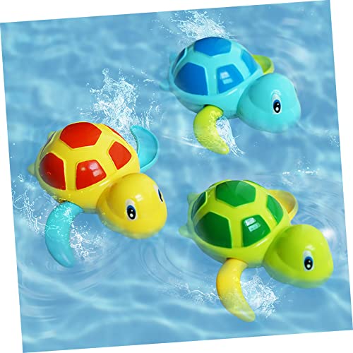 FRCOLOR 3 Stück Teiliges Badespielzeug Tauchturtle aus Sicherem Abs Material Bunte Badewannenspielzeuge für Kleinkinder Badewanne Pool Wasserspaß von FRCOLOR