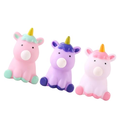 FRCOLOR 3 Stück Teiliges Einhorn Stressabbau aus Weichem TPR Dekomprimierende Squeeze Toys in Bunten Farben Angstlöser und Lustiges Party deko Erwachsene FRCOLOR 3 Stück Teiliges Einhorn Stressabbau aus Weichem TPR Dekomprimierende Squeeze Toys in Bunten Farben Angstlöser und Lustiges Party deko Erwachsene von FRCOLOR