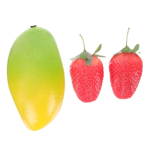 FRCOLOR 3 Stück Teiliges Früchte Shaker Musikinstrumente für Handliche Percussion Spielzeuge aus Früher Lern Rassel für Kleinkinder Leicht und Fördert Hand Gehirn Koordination von FRCOLOR