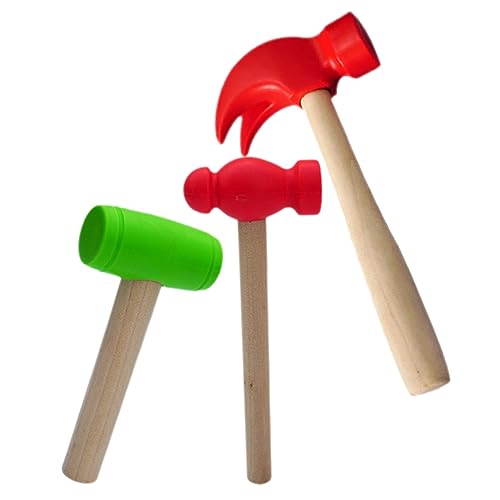 FRCOLOR 3 Stück Teiliges Holzhammer Leicht Werkzeug zum und Nachspielen für Jungen und Mädchen Ab Jahren Eltern Junge Mädchen Interaktion FRCOLOR 3 Stück Teiliges Holzhammer Leicht Werkzeug zum und Nachspielen für Jungen und Mädchen Ab Jahren Eltern Junge Mädchen Interaktion von FRCOLOR