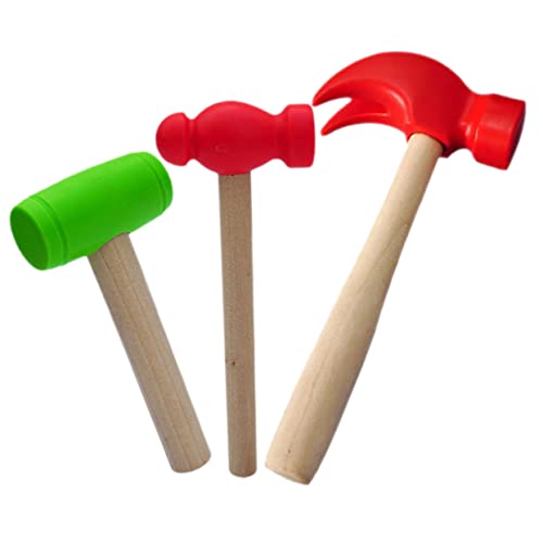 FRCOLOR 3 Stück Hammerspielzeug für Kinder Kreatives Schlagspielzeug für Jungen und Mädchen Holzspielzeug zur Motorik und Sinneswahrnehmung FRCOLOR 3 Stück Hammerspielzeug für Kinder Kreatives Schlagspielzeug für Jungen und Mädchen Holzspielzeug zur Motorik und Sinneswahrnehmung von FRCOLOR