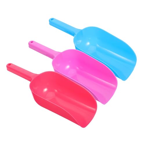 FRCOLOR 3 Stück Teiliges Kinderschaufel aus Leichtem Kunststoff Glatte Kanten Sicher für Ab Jahren Vielseitig für Schnee Sand und als Outdoor für Mädchen und Jungen Zufällige Farbe von FRCOLOR