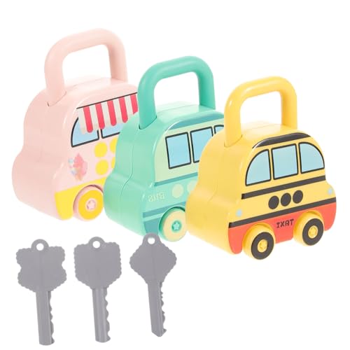 FRCOLOR 3 Stück Teiliges Lernspielzeug mit Schlüsseln Pädagogische Autoschloss Spielzeuge für Kleinkinder Jahre Fördert Feinmotorik Hand Auge Koordination und Kognitive Entwicklung FRCOLOR 3 Stück Teiliges Lernspielzeug mit Schlüsseln Pädagogische Autoschloss Spielzeuge für Kleinkinder Jahre Fördert Feinmotorik Hand Auge Koordination und Kognitive Entwicklung von FRCOLOR